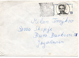 56996 - Bund - 1975 - 70Pfg. Albert Schweitzer EF A Bf WITTEN -> Jugoslawien - Covers & Documents