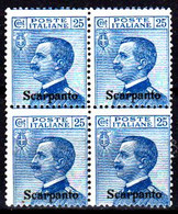 Italia-G 1144 - Colonie Italiane - Egeo: Scarpanto 1912 (++) MNH - Qualità A Vostro Giudizio. - Ägäis (Scarpanto)