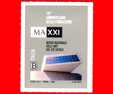 Nuovo - MNH - ITALIA - 2020 - 10 Anni Del MAXXI, Museo Nazionale Delle Arti Del XXI Secolo -  B - 2011-20:  Nuevos