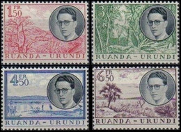 196/199* - Voyage Royal Au / Koninklijke Reis Naar / Königliche Reise Nach / Royal Trip To - RUANDA-URUNDI - Ongebruikt