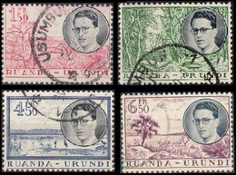 196/99° - Voyage Royal Au / Koninklijke Reis Naar / Königliche Reise Nach / Royal Trip To - RUANDA-URUNDI - Used Stamps