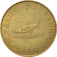 Monnaie, Macédoine, 2 Denari, 2001 - North Macedonia