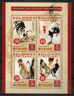 SALOMON Feuillet N°    * *  Zodiaque Chinois Oiseaux Coq - Astrologie