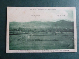 F22 - 31 - Saint Gaudens - Vue Prise De La Ville Sur La Chaine Des Pyrénées Et Plaine De Miramont - P.X. - Saint Gaudens