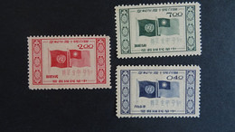 1955 Yv 196-198 MNH - Ungebraucht