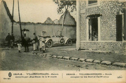 Villers Cotterets * Guerre 14/18 * La Maison Occupée Par L'état Major De La 5ème Armée * Automobile Voiture Ancienne - Villers Cotterets
