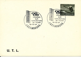 Luxembourg Card With Special Postmark 28-10-1964 - Brieven En Documenten