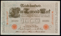 P44b Ro 45c DEU-40c  7 Chifres N°1049512J *** UNC NEUF *** Lettre  P  1000 Mark 1910 - 1000 Mark