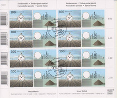 Schweiz GM4, 2012, Kunst Aufräumen, Kleinbogen O ET, Siehe Scan - Used Stamps
