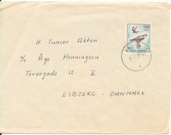 Turkey Cover Sent 1967 Single Franked BIRD - Lettres & Documents