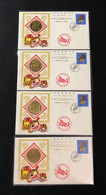 China Stamp PRC Stamp First Day Cover - China Stamp Exhibition In Singapore Exhibition Cover With Coin Inlaid 1986 - Covers & Documents