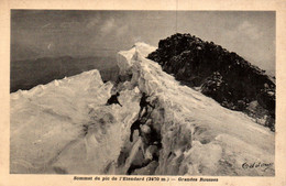 Alpinisme - Escalade Au Sommet Du Pic De L'Etandard (Isère) Grandes Rousses - Cliché Oddoux - Carte Non Circulée - Mountaineering, Alpinism