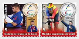 Romania 2021 / Paralympics Medals / Set 2 Stamps - Unused Stamps