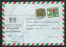PORTUGAL 1965:  LSC Par Avion De Oeiras Pour La Suisse  Affr. De 3,5E - Lettres & Documents