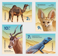 Romania 2021 / Desert Fauna / Set 4 Stamps - Ongebruikt