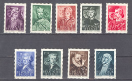 België Nr 661-669 XX Cote €6,50 Perfect - Unused Stamps