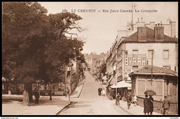 71 Saône Et Loire > Le Creusot > Rue Jules Guesde > La Grimpette > Animé > Publicité Byrrh Sur Mur > Non Circulé > TBE - Le Creusot