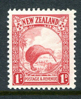 New Zealand 1936-42 Pictorials - Mult. Wmk. - 1d Kiwi - P.14 X 13½ - HM (SG 578) - Ongebruikt