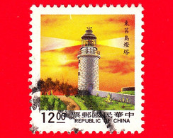 TAIWAN  - Repubblica Di Cina - Usato - 1991 - Faro - Phare - Tungchu Tao Lighthouse  - 12.00 - Used Stamps