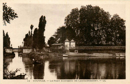 Coutras * Le Pont Suspendu De Laubardemont * Péniche Batellerie - Andere & Zonder Classificatie