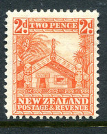 New Zealand 1936-42 Pictorials - Mult. Wmk. - 2d Whare - P.14 X 13½ - HM (SG 580) - Ongebruikt