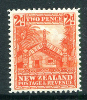 New Zealand 1936-42 Pictorials - Mult. Wmk. - 2d Whare - P.14 X 15 - HM (SG 580d) - Unused Stamps