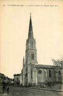 Coutras * Rue Et Clocher Restauré De L'église St Jean - Sonstige & Ohne Zuordnung