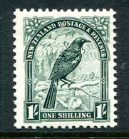 New Zealand 1936-42 Pictorials - Mult. Wmk. - 1/- Tui - P.14 X 13½ - HM (SG 588) - Ungebraucht