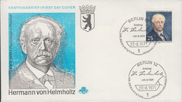 Berlin Mi Nr.401 - FDC 150. Geburtstag Von Hermann Von Helmholtz - 1971-1980