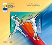 Romania 2021 / Olympic Summer Games / S/S - Unused Stamps