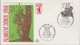 Berlin Mi Nr.390 - FDC  500. Todestag Von Albrecht Dürer 1971 - 1971-1980