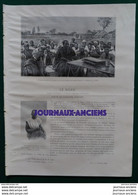 1903 LE NIGER - NEUVEU DU ROI DE BOUSSA - POSTE DE GAYA - GUIRIS - PIROGUIERS DE YELLOUA - LE TOUR DU MONDE - 1900 - 1949