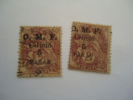 CILICIA CILICIE   MINT AND USED    STAMPS  FRANCE     OVERPRINT  O.M.F PARAS - Otros & Sin Clasificación