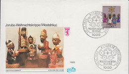 Berlin Mi Nr.707 - FDC  Weihnachtsmarke 1983 - Afrikanische Krippe - 1981-1990