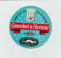 ETIQUETTE DE CAMEMBERT DE L HERMINE FOUGERES - Käse