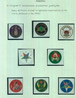 Freemasonry Seal / Label 8 Different Masonic Cinderella Self Adhesive - Vrijmetselarij