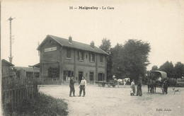 60 - OISE - MAIGNELAY - La Gare - Attelage - Superbe (11354) - Maignelay Montigny