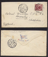 Egypte Lettre De 1919 De Port-taufiq -> Angleterre Voir Scan Sphinx - 1915-1921 Protectorat Britannique