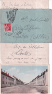 1936 - TYPE PAIX / ENV. ILLUSTREE MILITAIRE Du 2° BAT. CHASSEURS De MULHOUSE (HAUT-RHIN) MANOEUVRES à VALDAHON (DOUBS) - Military Postmarks From 1900 (out Of Wars Periods)