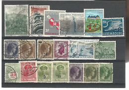 55395  ) Collection Luxembourg  Postmark - Verzamelingen