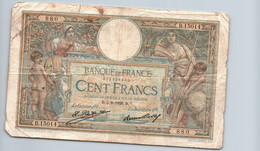 100 FRANCS 5/8/1926 - 100 F 1908-1939 ''Luc Olivier Merson''