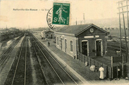 Sotteville Les Rouen * Vue Sur La Gare Du Village * Ligne Chemin De Fer - Sotteville Les Rouen