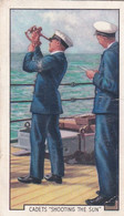 The Navy 1937 - 12 Shooting The Sun  - Gallaher Cigarette Card - Original - Military - Gallaher