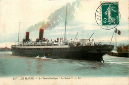 Le Havre * Le Port * Le Paquebot Bateau Transatlantique LA SAVOIE - Zonder Classificatie