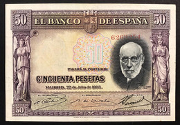 Spagna Espana Espagne 50 Pesetas 1935 KM#88 Bb+ LOTTO 3810 - 500 Peseten