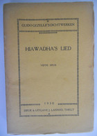 GUIDO GEZELLE 's DICHTWERKEN - HIAWADHA'S LIED - 1930 - Thielt,  Brugge Kortrijk Roeselare - Poetry