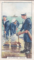The Navy 1937 - 27 Scrubbing Decks - Gallaher Cigarette Card - Original - Military - Gallaher