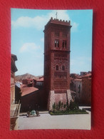 SPAIN POST CARD POSTAL CARTE POSTALE Nº 8 TERUEL IGLESIA DE SAN MARTÍN TORRE MUDÉJAR, EGLISE..ARAGÓN, COMERCIAL G.F. VER - Teruel