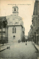 Montélimar * La Grand Rue Et L'église Du Village * Coiffeur - Montelimar
