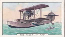 The Navy 1937 - 44 Fleet Air Arm  - Gallaher Cigarette Card - Original - Military - Gallaher